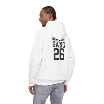 New Year Gang 26 Hoodie — Varsity Style Graphic Pullover