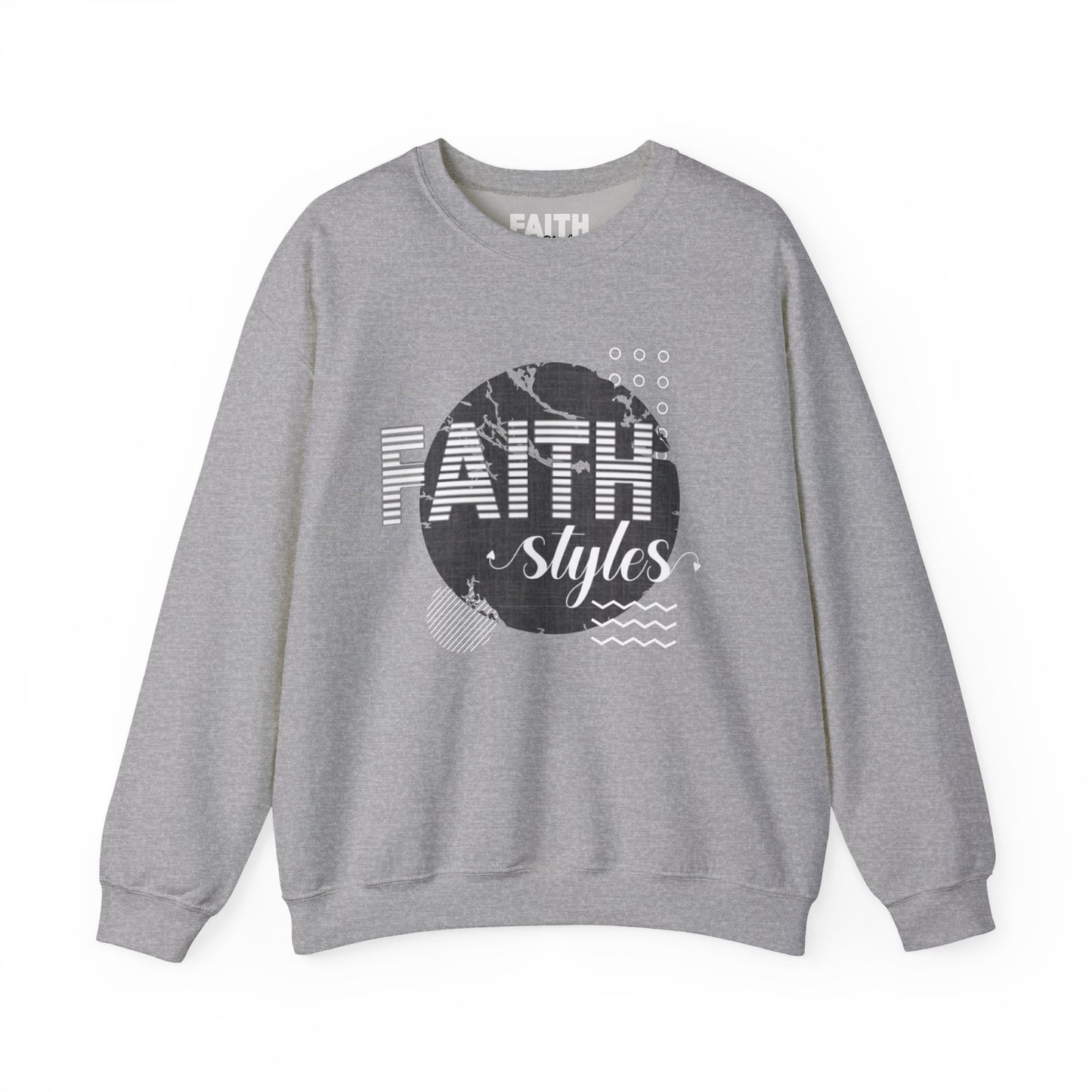 Faith Styles Unisex Heavy Blend™ Crewneck Sweatshirt - Cozy Spiritual Apparel for Everyday Wear, Gift for Friends, Comfort
