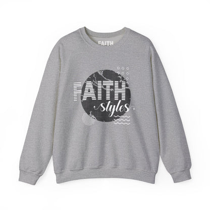 Faith Styles Unisex Heavy Blend™ Crewneck Sweatshirt - Cozy Spiritual Apparel for Everyday Wear, Gift for Friends, Comfort