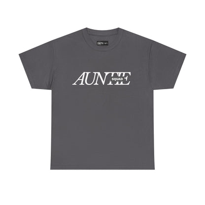 Auntie Squad Unisex Heavy Cotton Tee | Perfect Gift for Aunts | Family Reunion, Birthday, Mother's Day, Casual Wear, Everyday Comfort