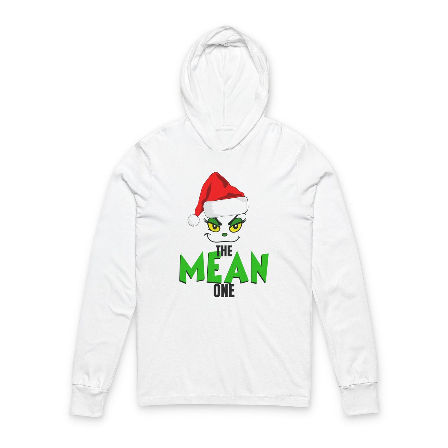 The Mean One Christmas Hoodie Tee —Grimly Santa Holiday Long Sleeve