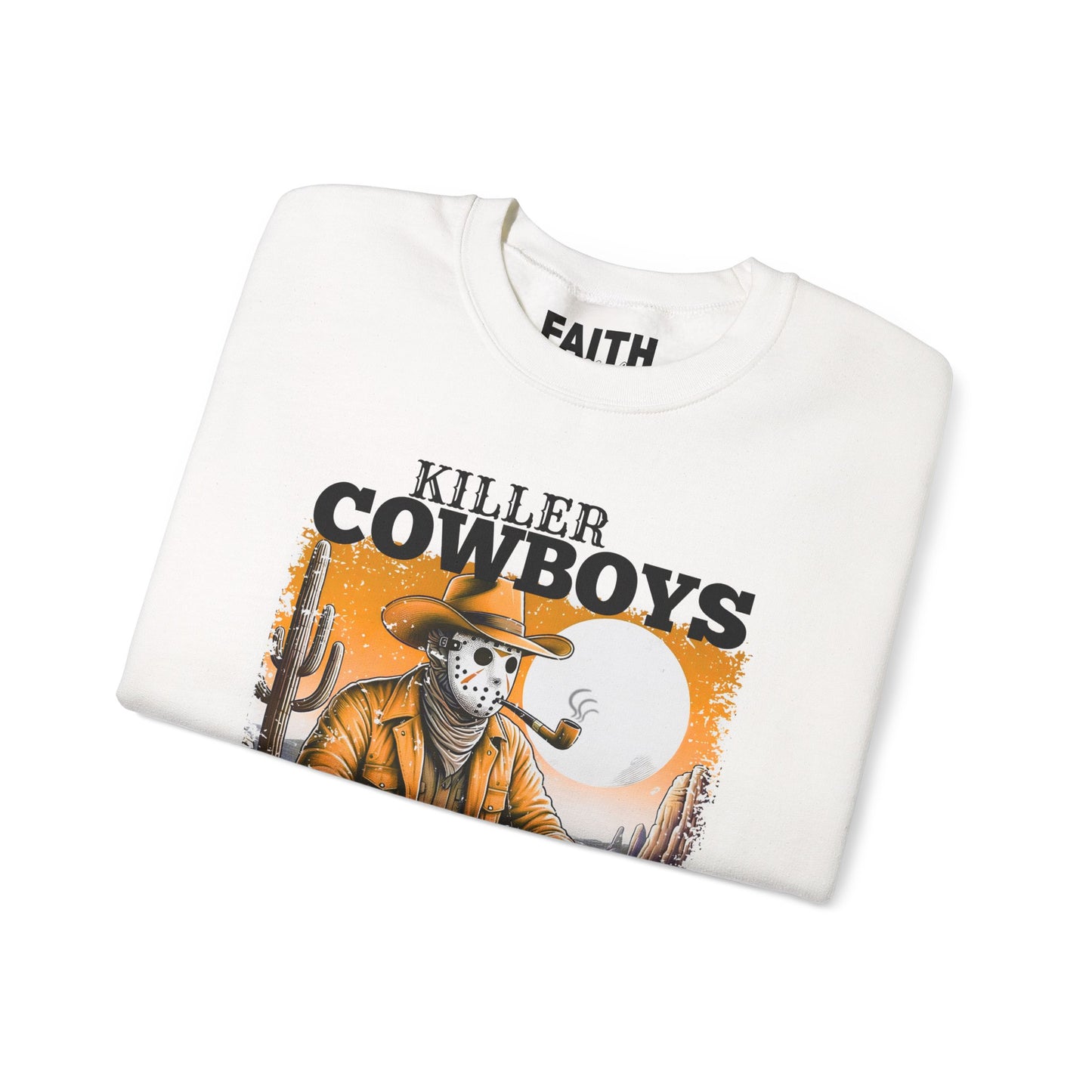 Killer Cowboys Graphic Sweatshirt, Cozy Unisex Pullover, Great for Cowboy Fans