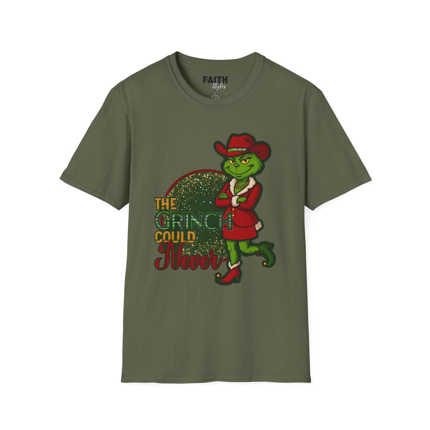 Grinch Inspired Women's Christmas T-Shirt – "The Grinch Could Never" Festive Holiday Tee