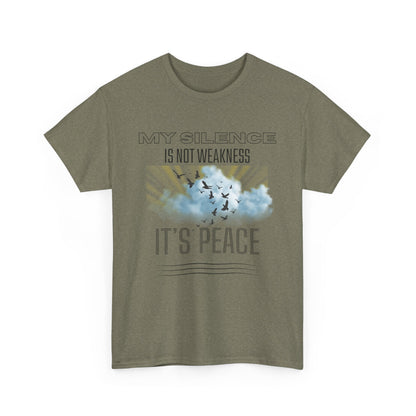 Inspirational Male Graphic Tee, Motivational Shirt, Casual Wear, Gifts for Friends, Peaceful Message, Everyday Comfort