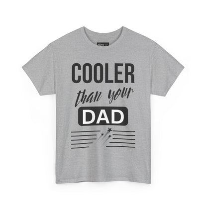 Cooler Than Your Dad Tee - Funny Gift for Dads, Unisex Cotton T-Shirt, Father's Day, Birthday, Casual Wear, Gift for Him, Dad Humor
