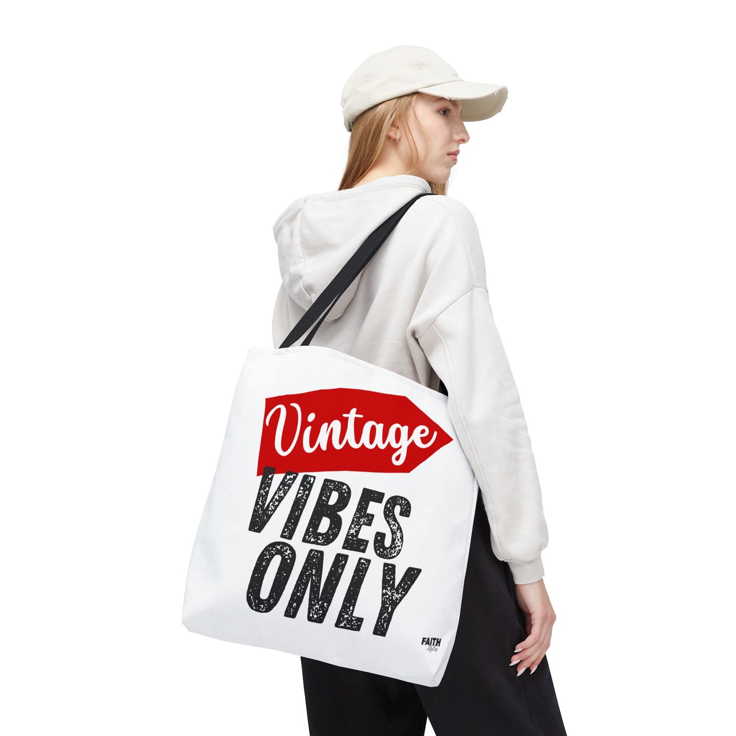 FaithStyles Vintage Vibes Only Tote Bag