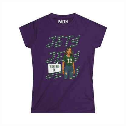 Jets Women's Softstyle Tee - Perfect for Game Day, Sports Fan Gear, Football Celebration, Casual Wear, Gifts for Her