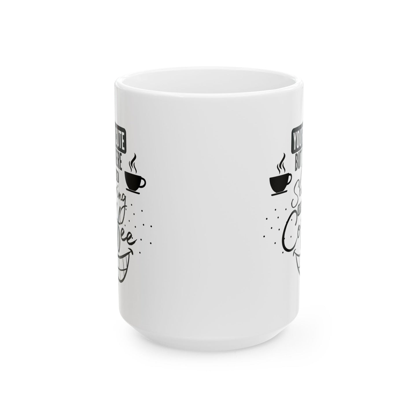 FaithStyles Coffee Lover Mug — 'But First Coffee' Ceramic Coffee Cup (11oz & 15oz)