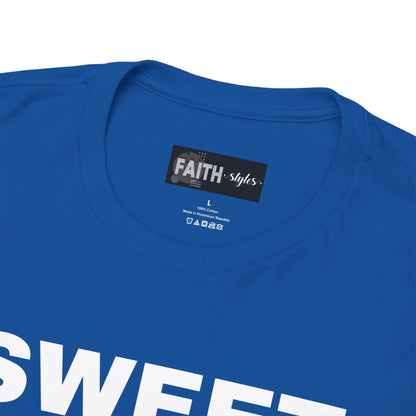 Sweet but Savage Grandma Cotton Tee | Fun Gift for Trendsetters, Everyday Wear, Birthday Party, and Casual Outings