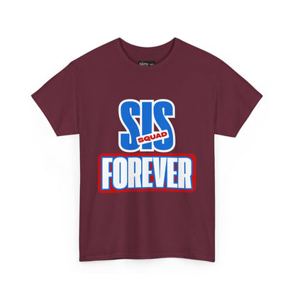 Unisex Heavy Cotton Tee - 'SUS Squad Forever' Graphic Tee, Casual Wear, Gift for Friends, Funny T-Shirt for Events, Streetwear Fashion