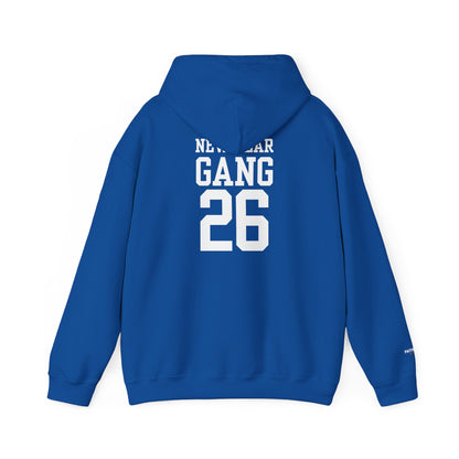 New Year Gang 26 Hoodie — Varsity Style Graphic Pullover
