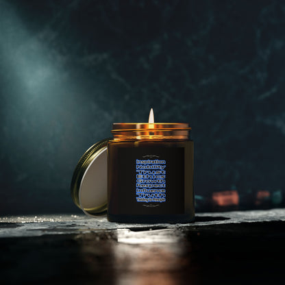 "INSPIRATION" Scented Candles, Coconut Apricot Wax (4oz, 9oz)