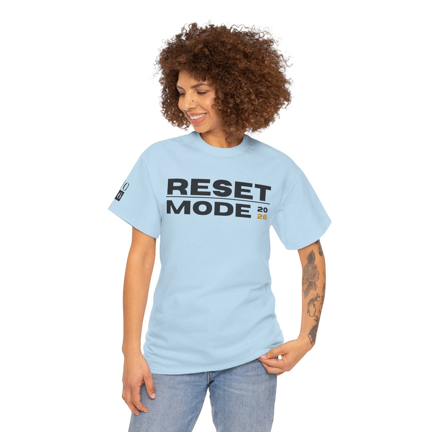 Reset Mode 2026 T-Shirt — Motivational Graphic Tee