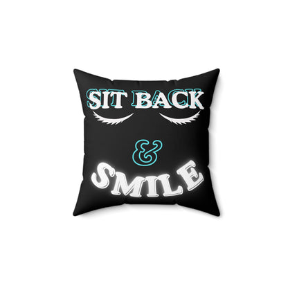 Relaxing Quote Pillow, Cozy Home Decor, Inspirational Cushion, Gift for Friends, Living Room Accent, Motivational Throw Pillow