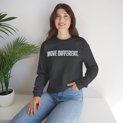 MOVE DIFFERENT. Unisex Crewneck Sweatshirt | Faith Styles®