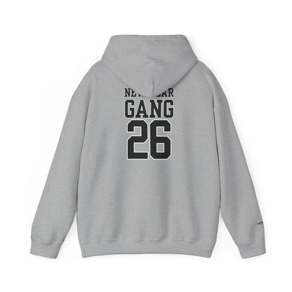 New Year Gang 26 Hoodie — Varsity Style Graphic Pullover