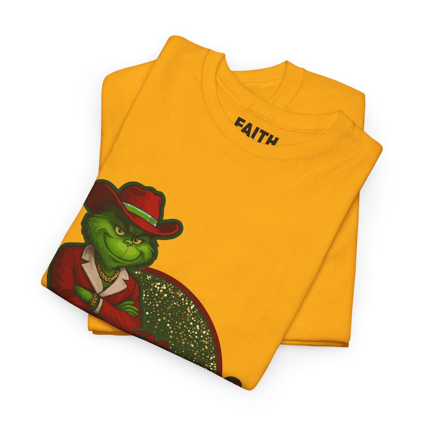 Grinch Inspired in Red Suit Tee — "Nah, I’m Money" Christmas Graphic T-Shirt