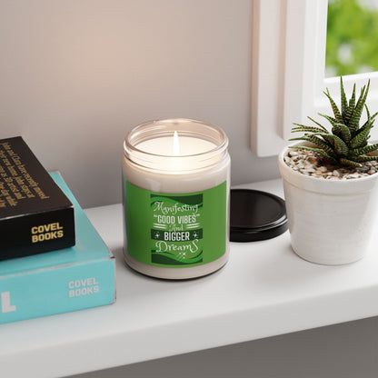 "MANIFESTING GOOD VIBES" Scented Soy Candle, 9oz