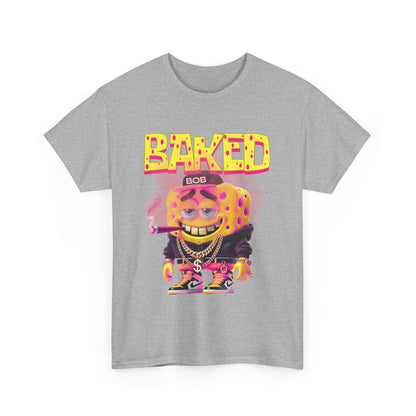 Baked Bob Unisex Heavy Cotton Tee - Fun Graphic Tee for Casual Wear
