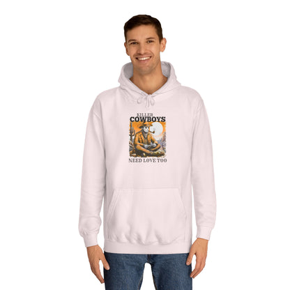 Unisex College Hoodie, Killer Cowboys