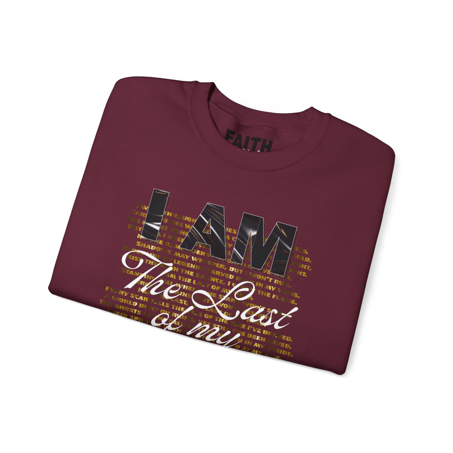 FaithStyles Unisex Heavy Blend™ Motivational Crewneck Sweatshirt - I AM The Last of my KING, Inspirational Gift for Him/Her, Cozy Fall Layer, [...]