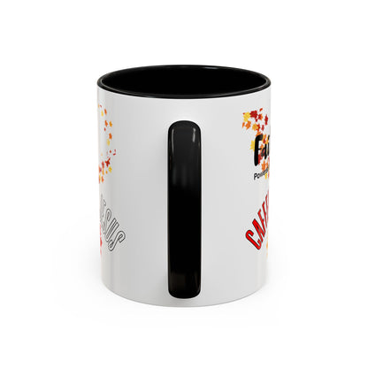 Faith & Caffeine Fall Coffee Mug | Perfect for Autumn Lovers, Thanksgiving Gift, Religious Coffee Cup, Inspirational Drinkware, Cozy Vibes