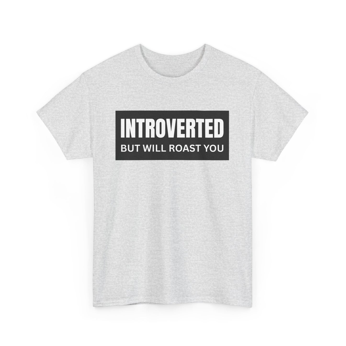 Introverted But Will Roast You Male Tee, Funny T-Shirt for Introverts, Perfect Gift for Friends, Humorous Apparel, Great for Casual [...]