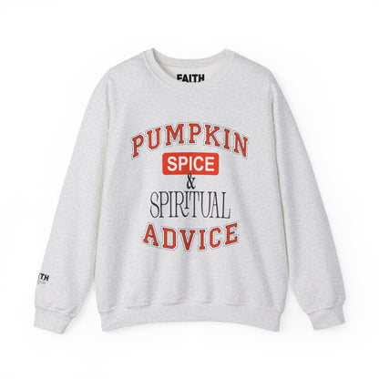 Cozy Pumpkin Spice Sweatshirt, Fall Sweatshirt, Spiritual Advice Crewneck, Autumn Fashion, Thanksgiving Gift, Unisex Sweater