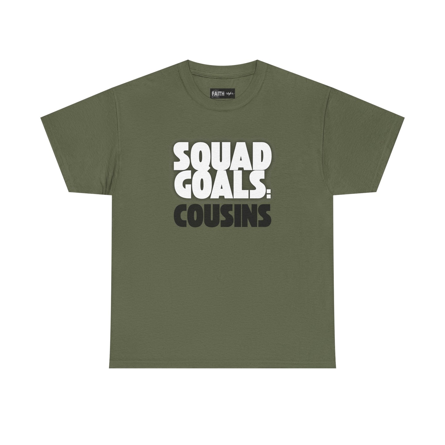 Cousins Squad Goals T-Shirt, Family Reunion Shirt, Unisex Graphic Tee, Cousin Gift, Summer BBQ Style, Matching Family Apparel