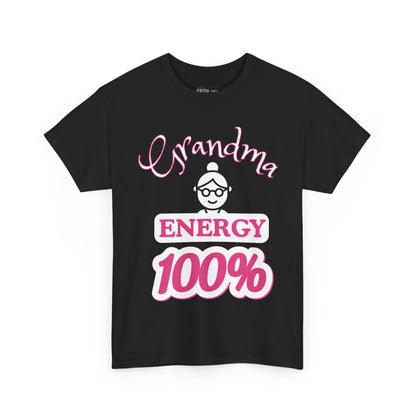 Fun Grandma Energy T-Shirt, Gift for Grandmothers, Casual Tee, Family Reunion Wear, Cute Gift for Mother's Day, Humor Shirt
