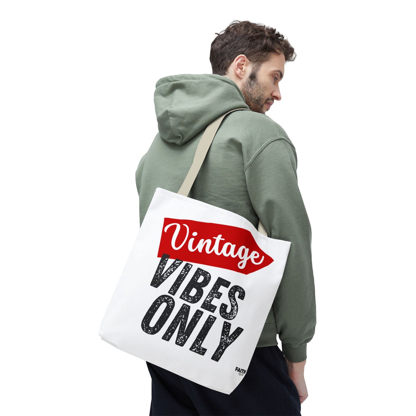 FaithStyles Vintage Vibes Only Tote Bag