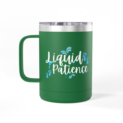 Liquid Patience Coffee Mug Tumbler | Perfect Gift for Coffee Lovers, Inspirational Drinkware, Home Office Accessory, Relaxation Gift, [...]