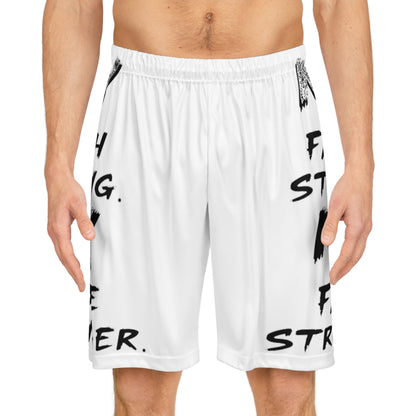 Motivational Men's Basketball Shorts, Performance Athletic Wear, Comfortable Daily Shorts for Sports and Workout, Perfect for Fitness