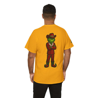 Grinch Inspired in Red Suit Tee — "Nah, I’m Money" Christmas Graphic T-Shirt
