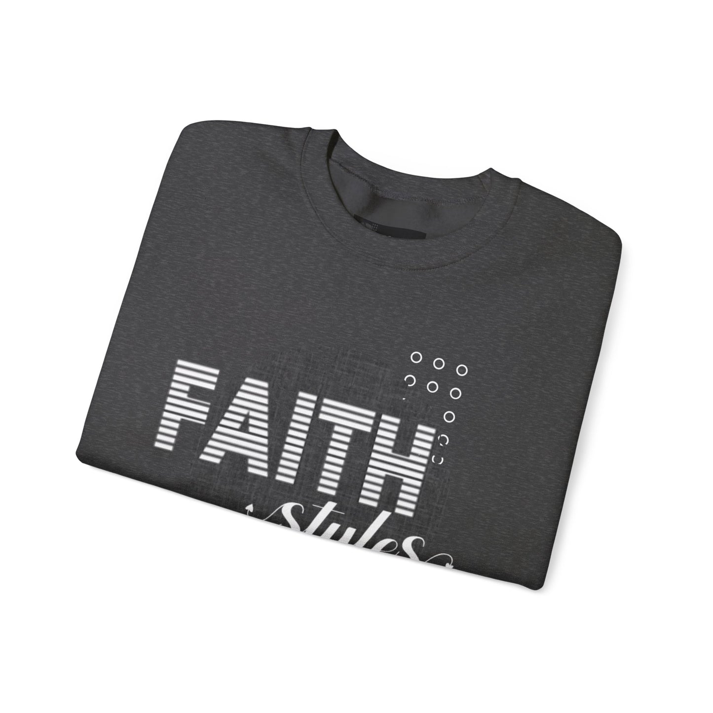 Faith Styles Unisex Heavy Blend™ Crewneck Sweatshirt - Cozy Spiritual Apparel for Everyday Wear, Gift for Friends, Comfort