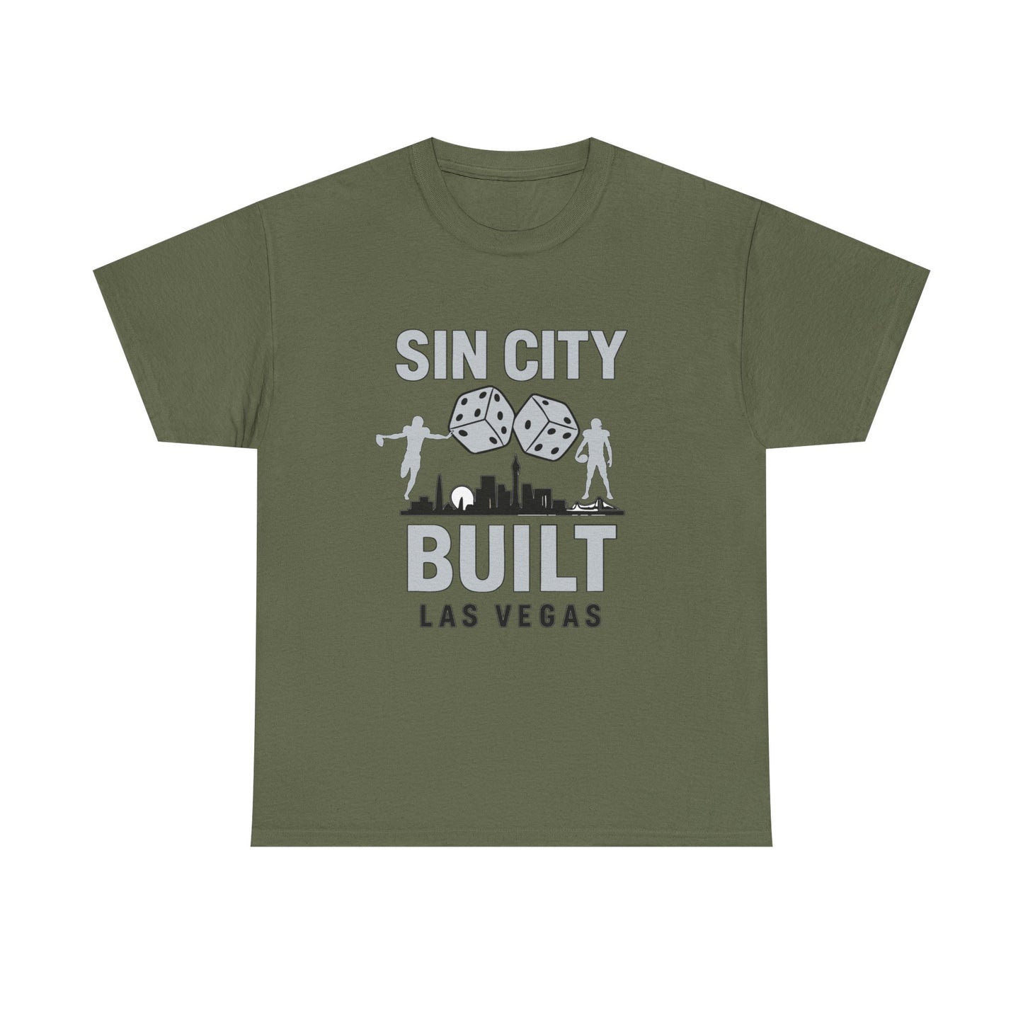 Las Vegas Built Tee, Male Cotton T-Shirt, Sin City Apparel, Casino Lover [...]