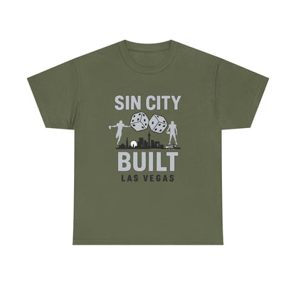Las Vegas Built Tee, Male Cotton T-Shirt, Sin City Apparel, Casino Lover [...]