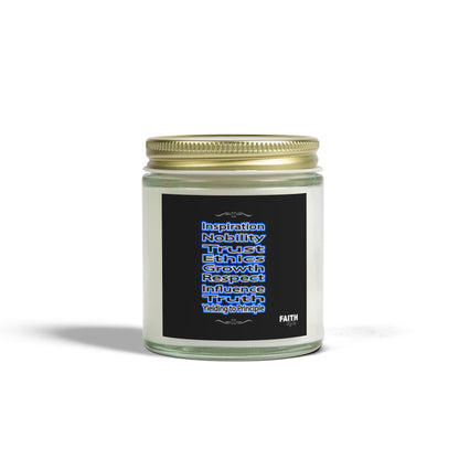 FaithStyles "INSPIRATION" Scented Wax Candles, Coconut Apricot Wax (4oz, 9oz)