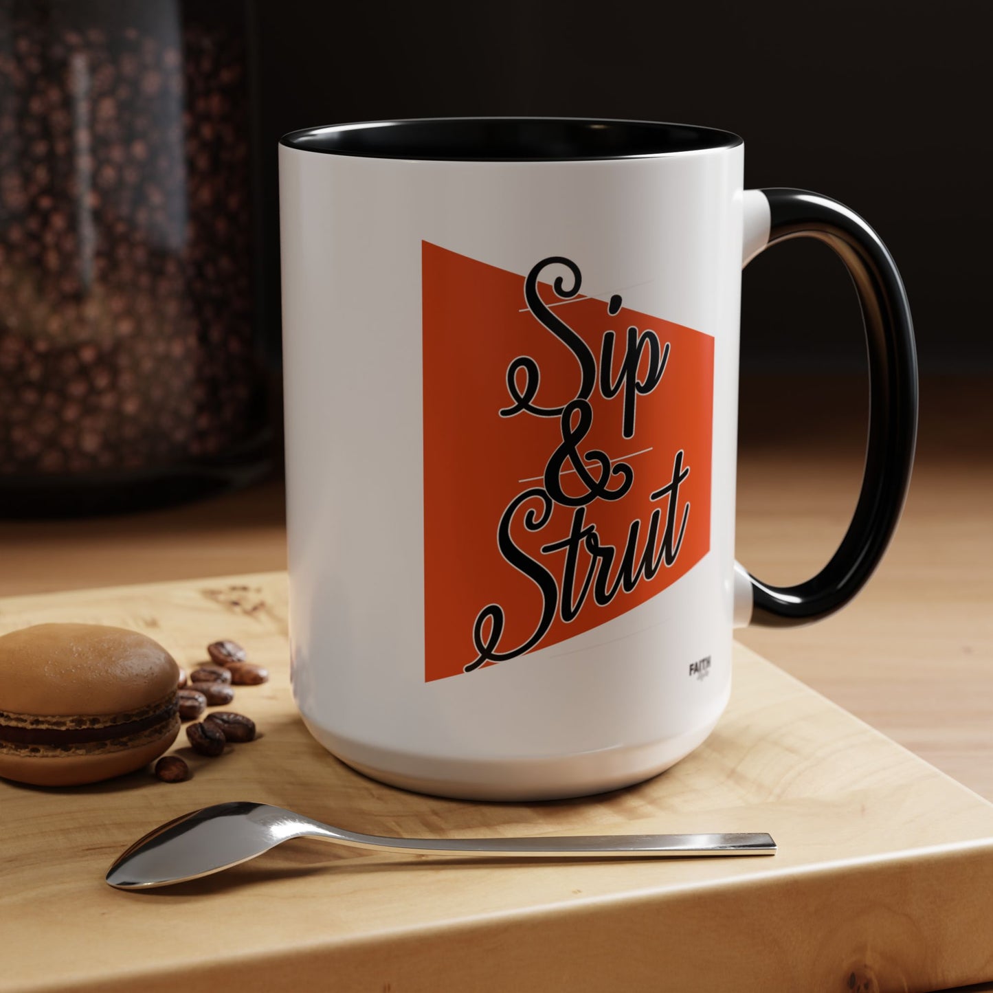 FaithStyles Sip & Strut Design, Accent Coffee Mug (11, 15oz) - Perfect for Coffee Lovers, Home Office Decor, Unique Holiday Present, Ceramic [...]