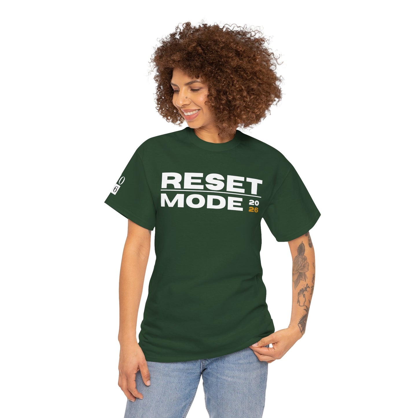 Reset Mode 2026 T-Shirt — Motivational Graphic Tee