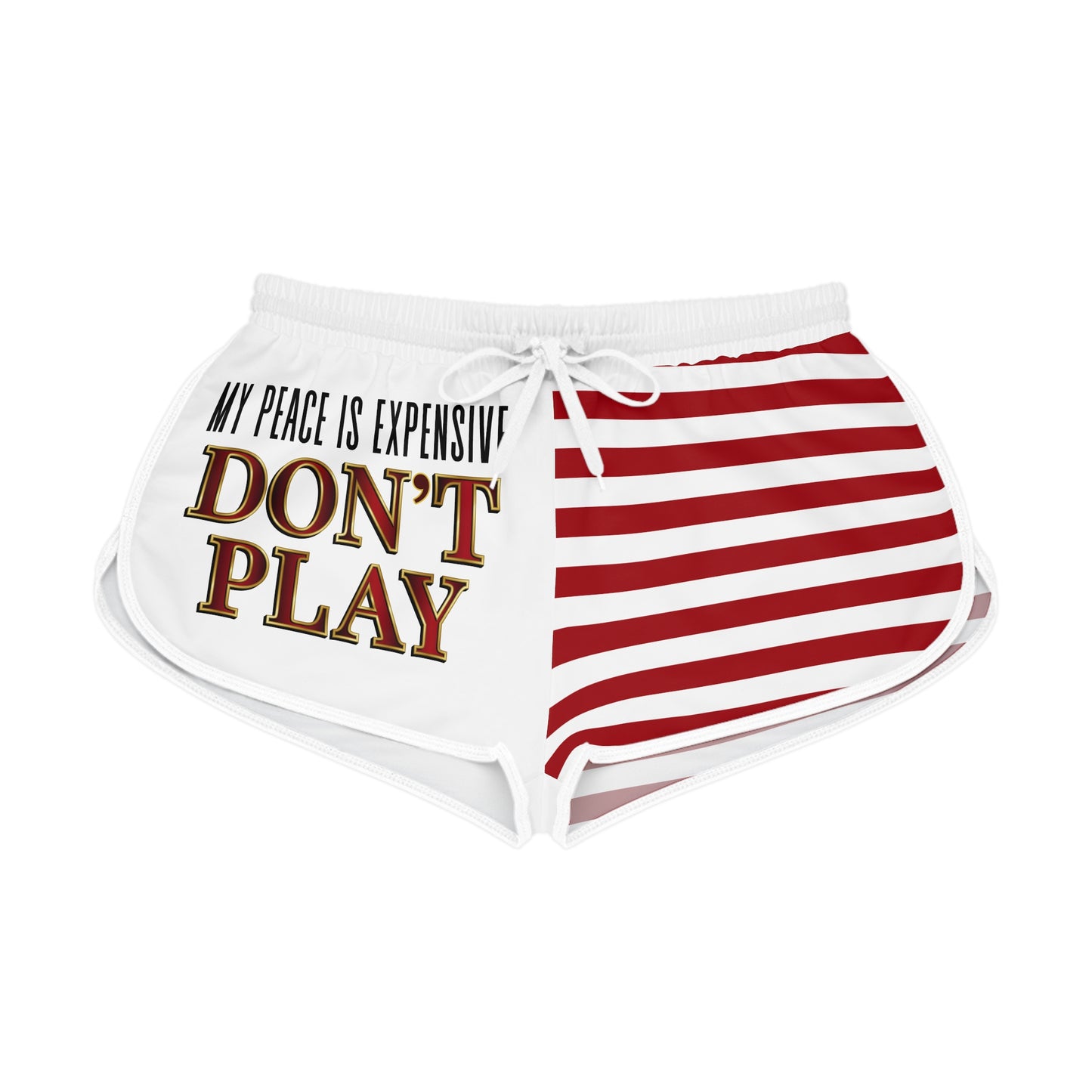 Bold Statement Women's Relaxed Shorts, Fun Summer Shorts, Vacation Swimwear, Casual Lounge Wear, Stylish Everyday Comfort
