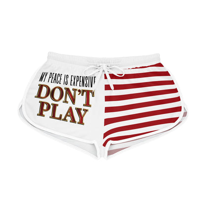 Bold Statement Women's Relaxed Shorts, Fun Summer Shorts, Vacation Swimwear, Casual Lounge Wear, Stylish Everyday Comfort