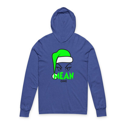 Mean One Hooded Long Sleeve Tee —  Holiday Graphic Shirt