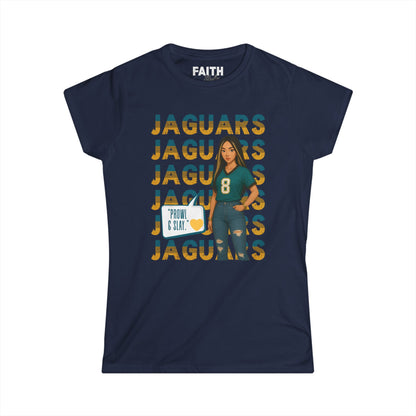 Jaguars Women's Softstyle Tee - Perfect for Game Day, Football Fans, Casual Wear, Gifts, Sports Apparel