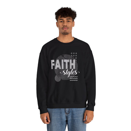 Faith Styles Unisex Heavy Blend™ Crewneck Sweatshirt - Cozy Spiritual Apparel for Everyday Wear, Gift for Friends, Comfort
