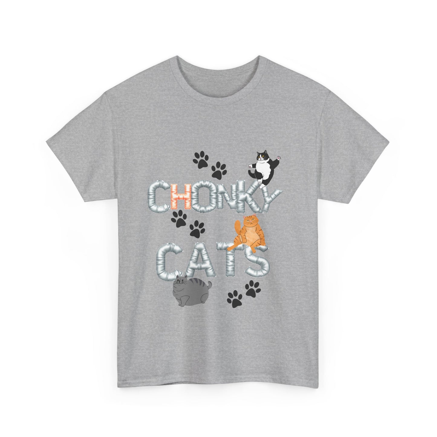 Chonk Cats Unisex Tee - Funny Pet Lovers Shirt, Cat Lover Gift, Humor Tee, Cute Animal Apparel, Gifts for Cat Owners