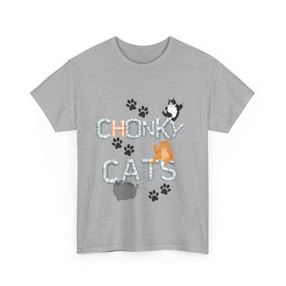 Chonk Cats Unisex Tee - Funny Pet Lovers Shirt, Cat Lover Gift, Humor Tee, Cute Animal Apparel, Gifts for Cat Owners