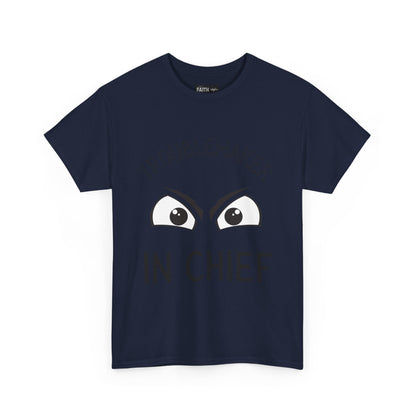 Troublemaker in Chief Tee, Funny Graphic Tee, Unisex T-Shirt, Casual Humor Shirt, Perfect Gift for Friends