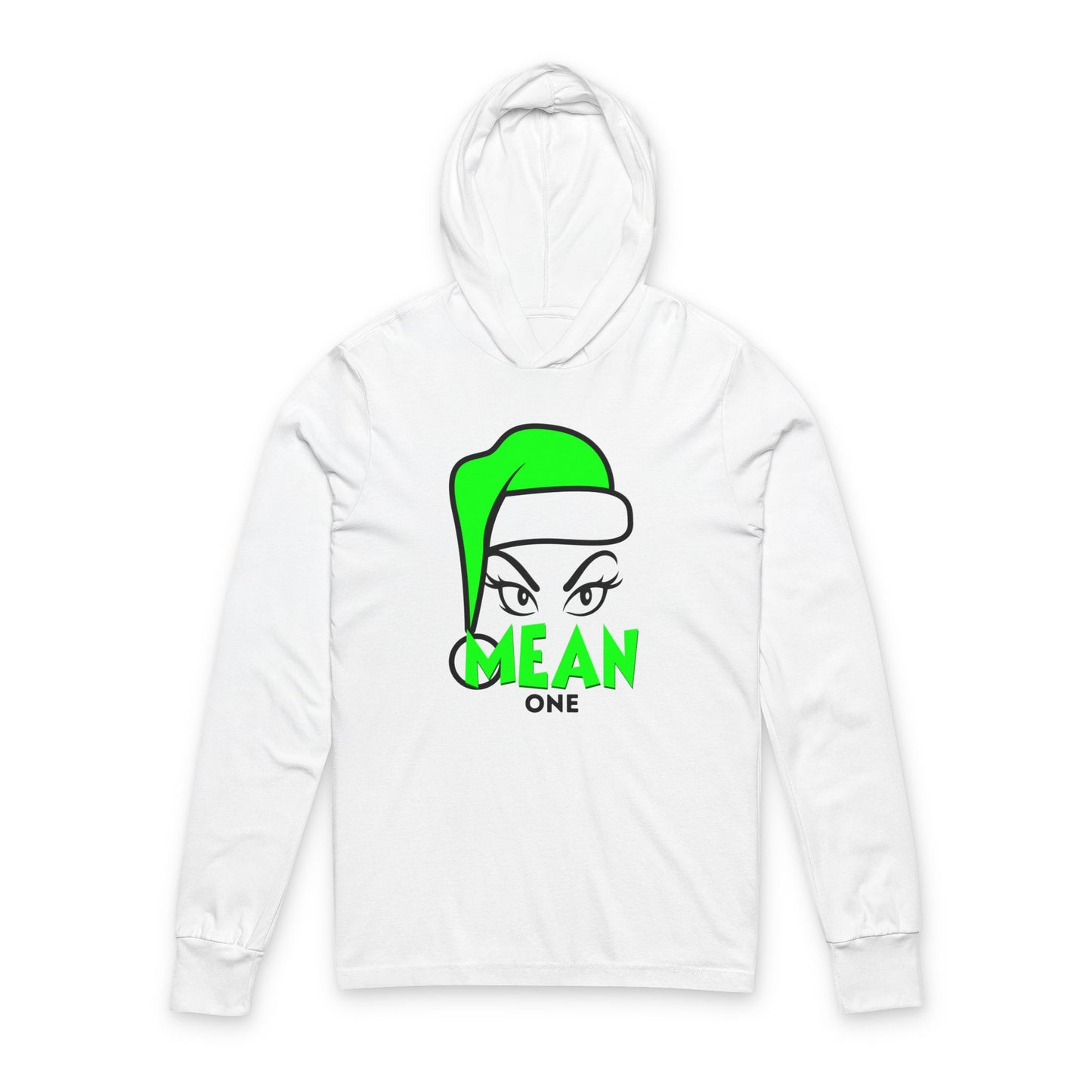 Mean One Hooded Long Sleeve Tee —  Holiday Graphic Shirt