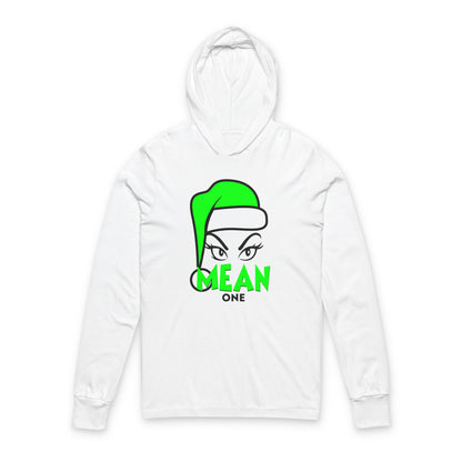 Mean One Hooded Long Sleeve Tee —  Holiday Graphic Shirt